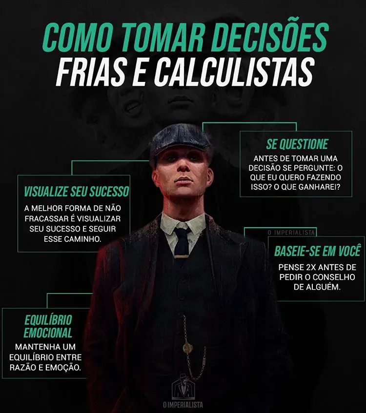 OS 7 PASSOS PARA TOMAR DECISÕES FRIAS E CALCULISTAS
